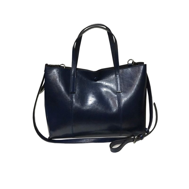 TODOPIEL - Cartera Cuero Mujer Azul Marino Todopiel