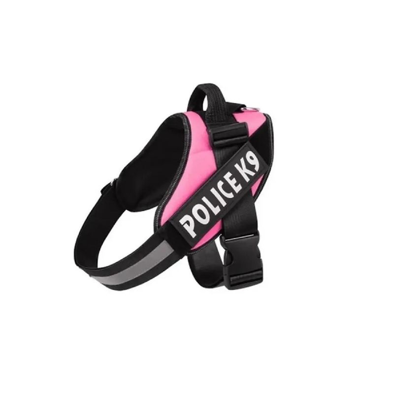GENERICO - Arnes Reforzado Police K9 Talla Xs 2 A 2.5 Kg - Rosa - xs