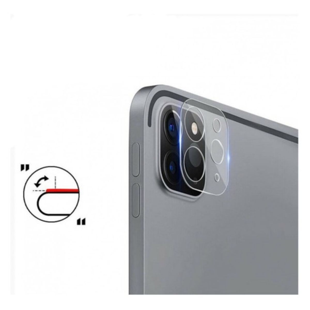 GENERICO - Lámina Mica Vidrio Templado De Cámara Para iPad Pro 11 2018-2022