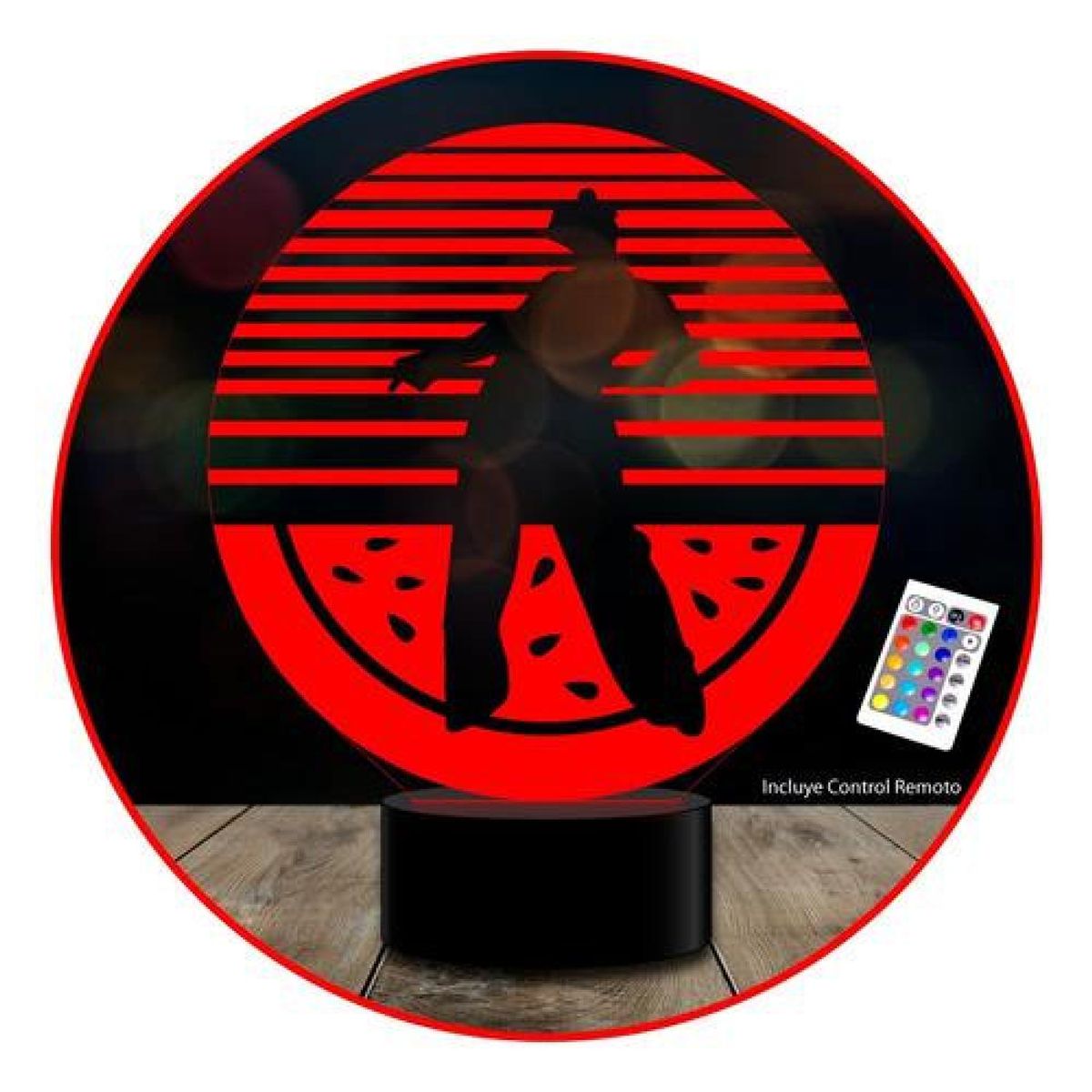 GENERICO - Lampara 3d Harry Styles  16 Colores Control Remoto Mod D