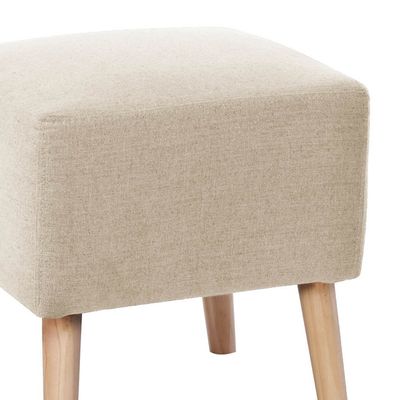 Imagen 2 del producto POUF BURDEOS LINO BLANCO