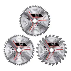 KWB - Pack3 Disco Banco Sierra 250x30mm 24-42-60 Dientes