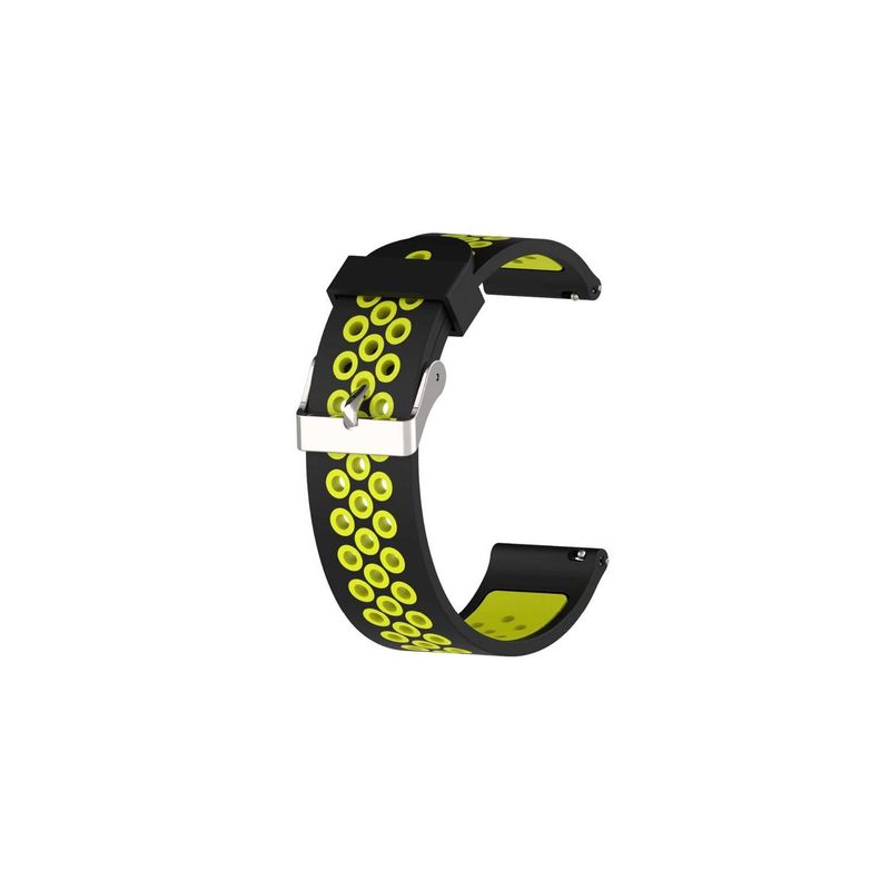 GENERICO - Correa Apple Watch Negra con Verde 38 40 41 mm/ L