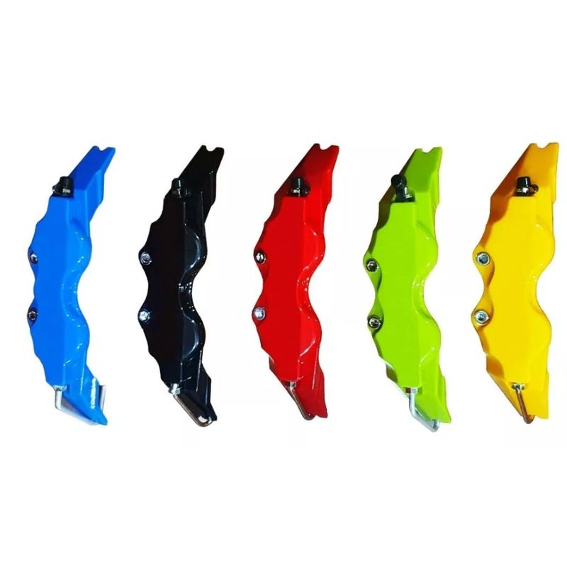 GENERICO - Set Par Cubre Caliper Auto Tunning Llanta Talla S 19x52x4cm