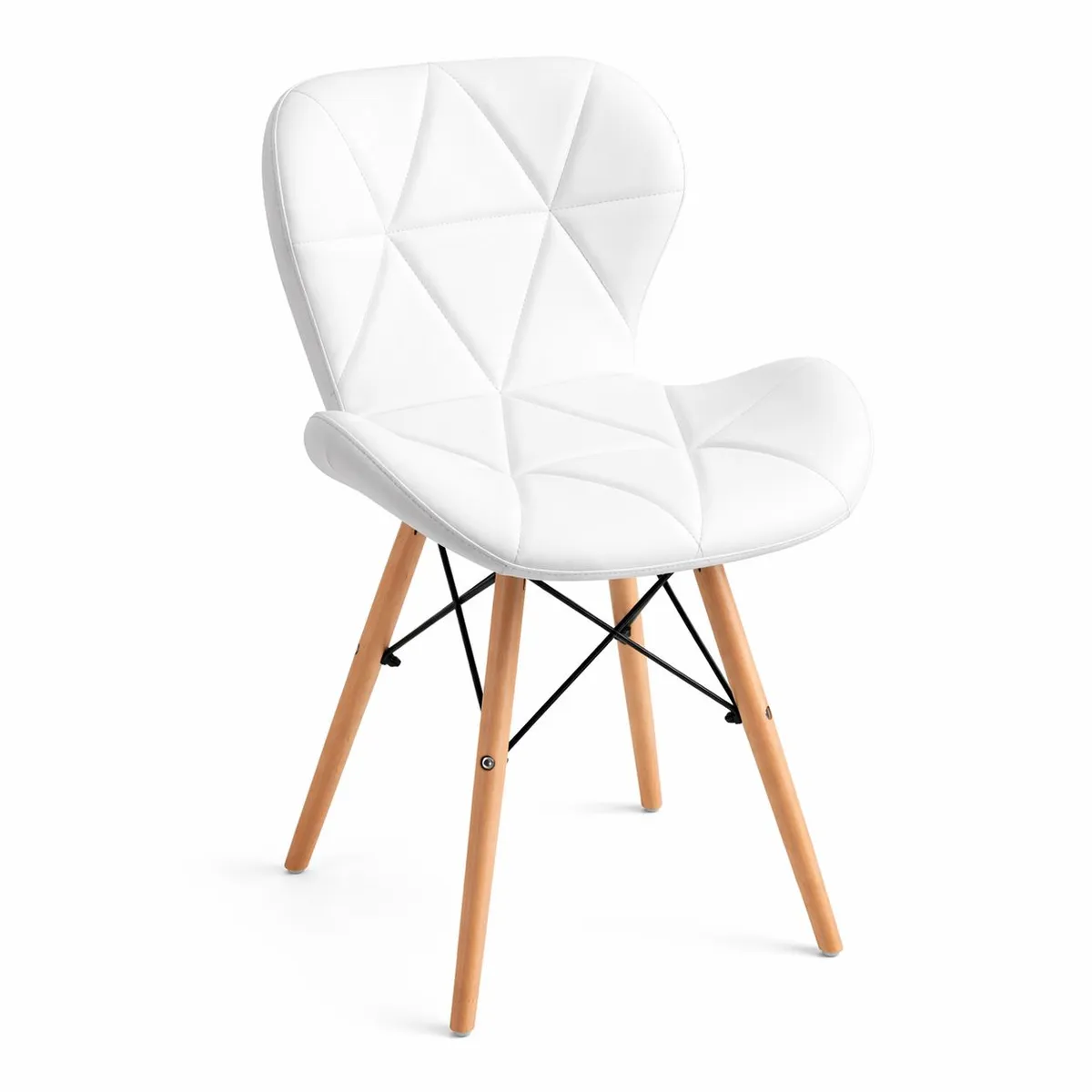 GENERICO - Silla Radar Eco-cuero BLANCO