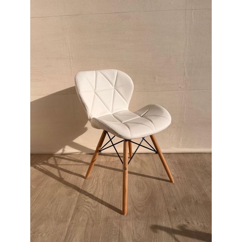 GENERICO - Silla Radar Eco-cuero BLANCO