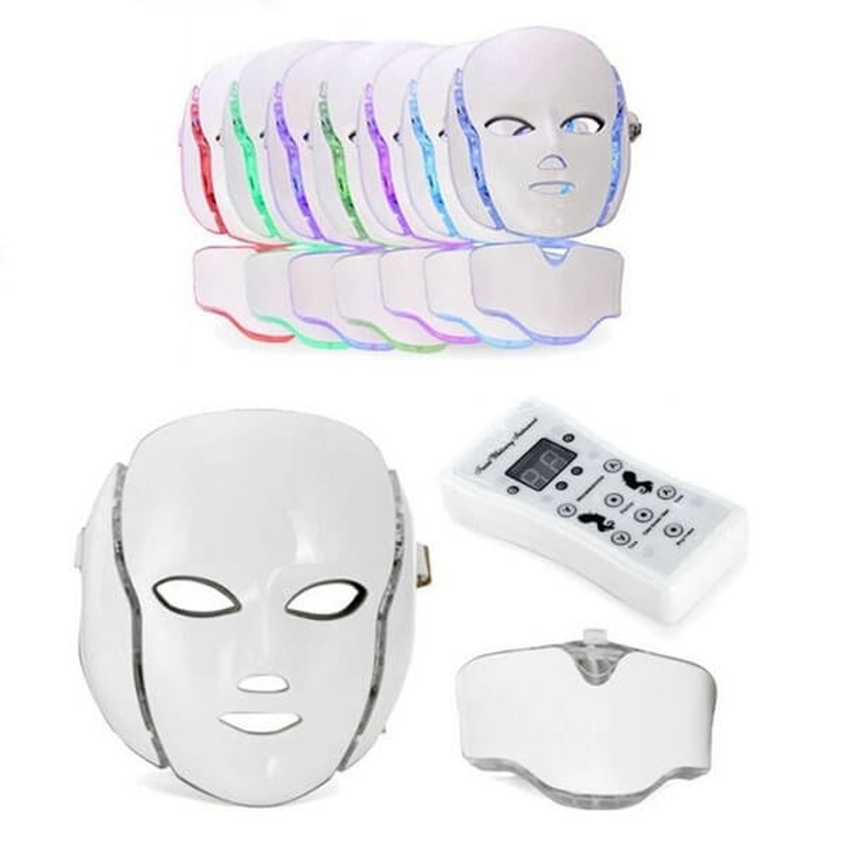 GENERICO - Mascara Led +vaporozono +peeling Profesional Facial 44.