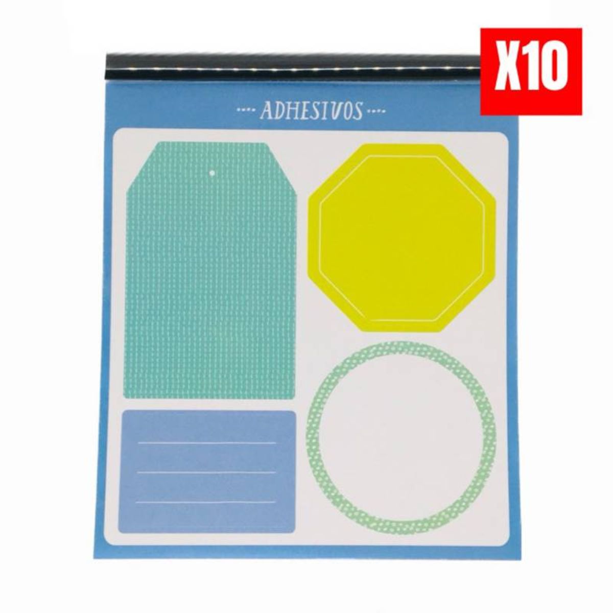 HERRERA MAISON - Combo de 10 Blocks de Etiquetas Autoadhesivas