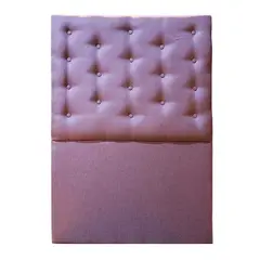 GENERICO - Respaldo 1 Plaza Palo Rosa Lino Botón a piso Muebles Rimar