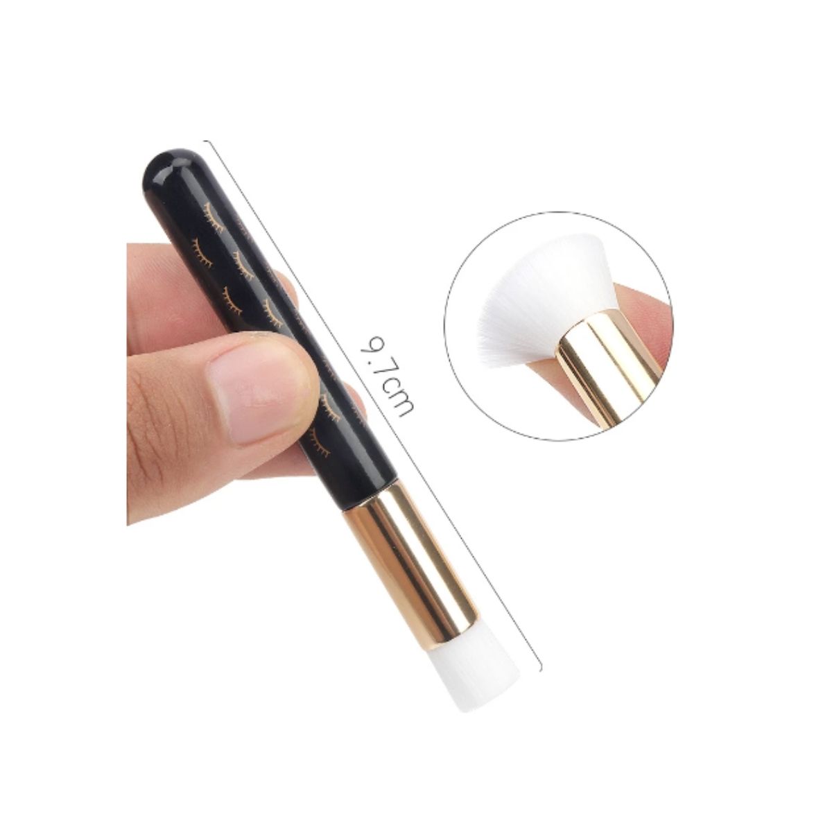 GENERICO - Brocha Para Limpiar Extensiones de pestañas