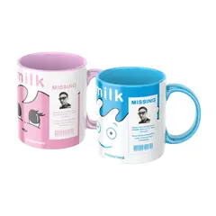 GENERICO - Pack Tazones Blur Coffee and TV Cajitas de Leche