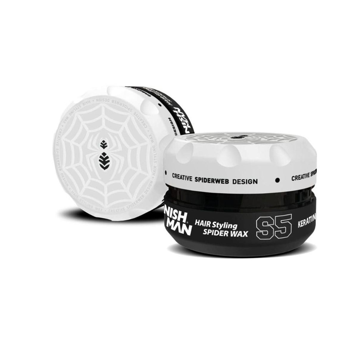 GENERICO - NishMan Hair Styling Spider Cera S5 Keratin Blanca 150ml NISH MAN