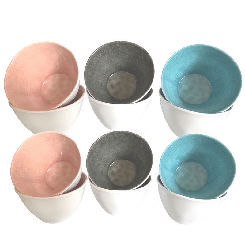 BONITA HOME - Pack de 12 piezas de Melamina Mod: MEL-BH-CQ-05