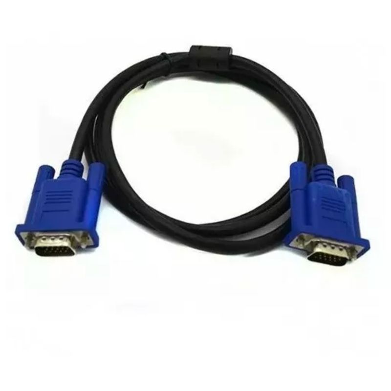 GENERICO - Cable Vga 1.5 Metros Macho A Macho Monitor Pc Proyector