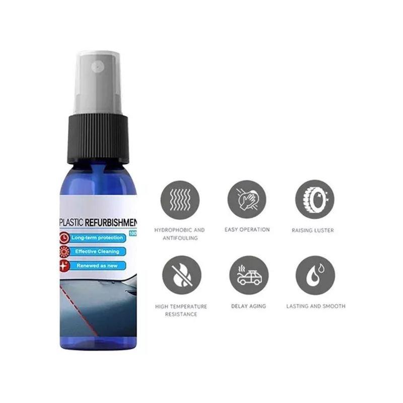 GENERICO - Limpiador Restaurador De Plasticos De Auto 100ml