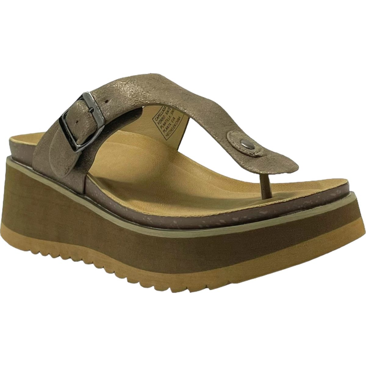 DETOGNI - Sandalia Mujer Taupe Claudia Detogni DETOGNI