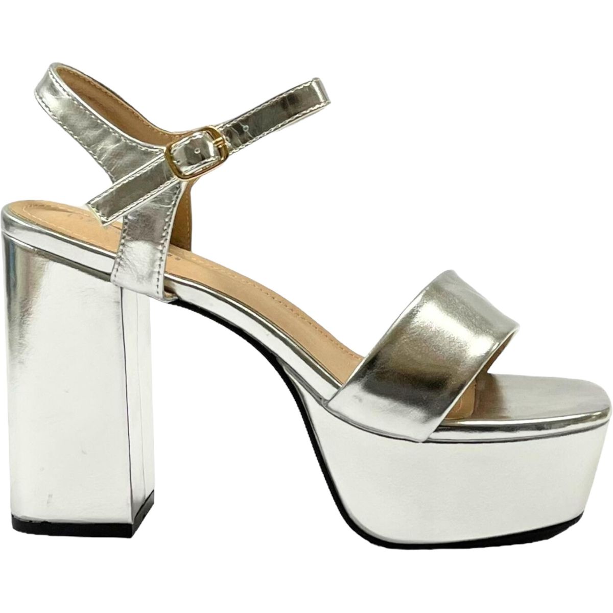 DETOGNI - Sandalia Mujer Plateado Samanta Detogni DETOGNI