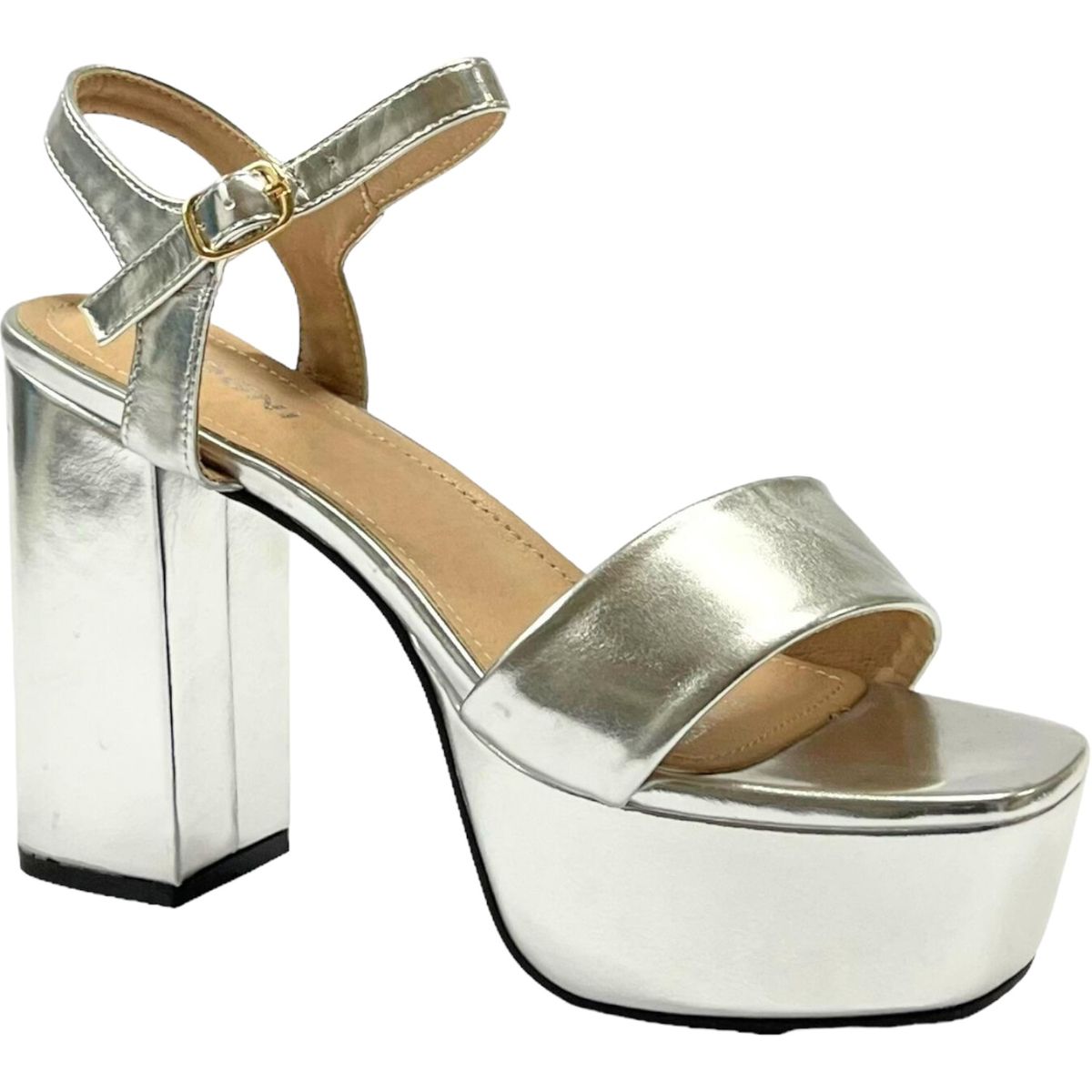 DETOGNI - Sandalia Mujer Plateado Samanta Detogni DETOGNI