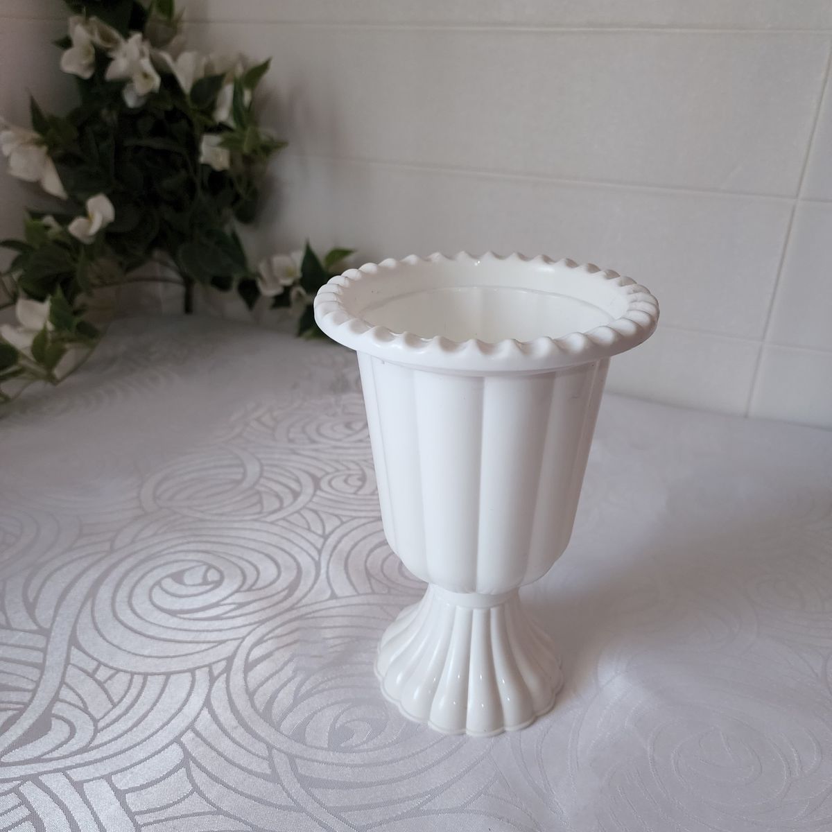 GENERICO - Pack 2 Mini Floreros Con Base y Bola de Césped