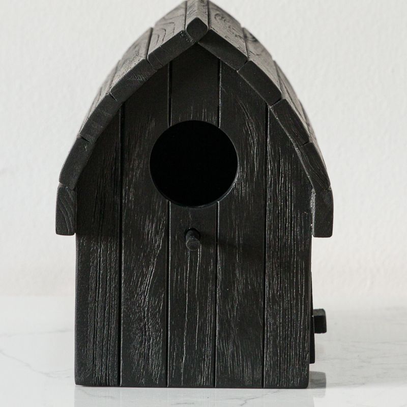 AMOBLE - Casita De Pajaros Teak Negro Amoblé