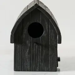 AMOBLE - Casita De Pajaros Teak Negro Amoblé