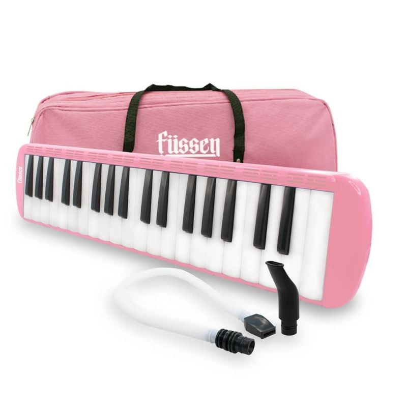 FUSSEN - Melodica 37 Notas Rosada con Estuche.