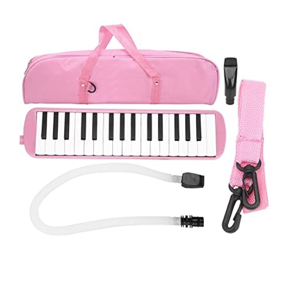 FUSSEN - Melodica 37 Notas Rosada con Estuche.