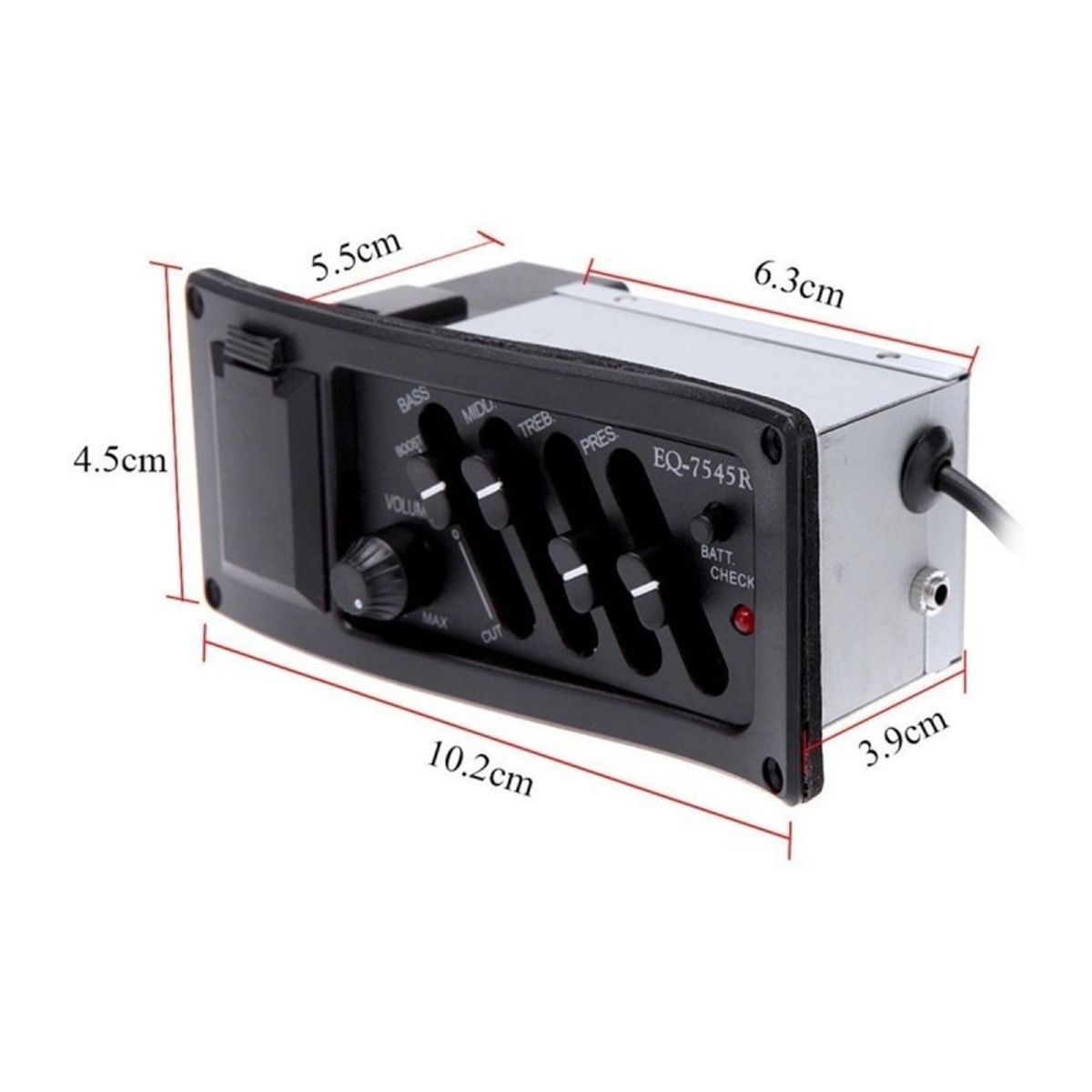 GENERICO - Capsula Ecualizador Para Guitarra EQ-7545R