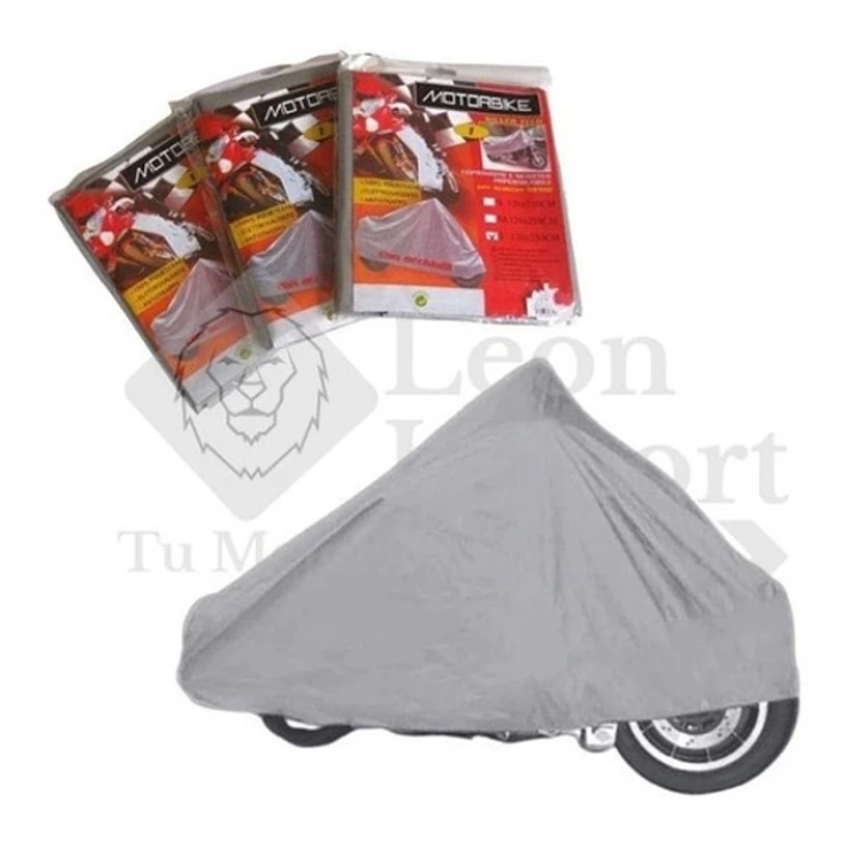 GENERICO - Carpa Funda Lona Cubre Moto Impermeable Resistente