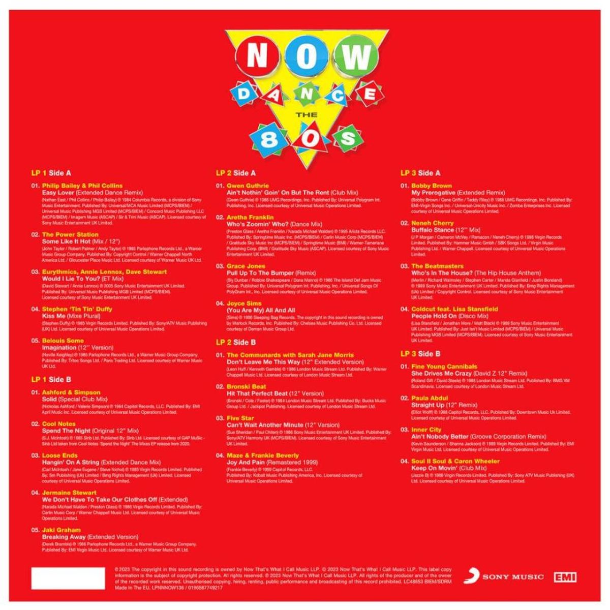 HITWAY MUSIC - NOW DANCE THE 80S - VARIOUS 3LP - VINILO HITWAY MUSIC