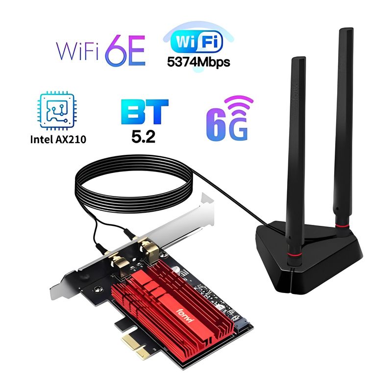 TP LINK - Adaptador Tarjeta Red Wifi 6 Pci-express Banda Dual 802.11ax
