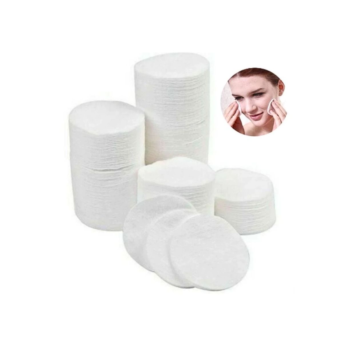 GENERICO - Petalos De Algodon Desmaquillantes 2 X 80 Unid.