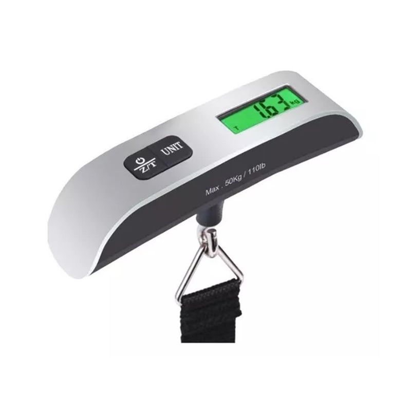 GENERICO - Pesa Balanza Digital Maleta Para Colgar Hasta 50kg