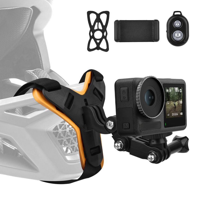 YAYKO - Montura De Casco Para Gopro Hero 109876511 Para Moto naranja