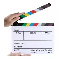 KUANGYE - Claquetas De Cine Panel Cine Peliculas Claqueta Cine 30x245cm