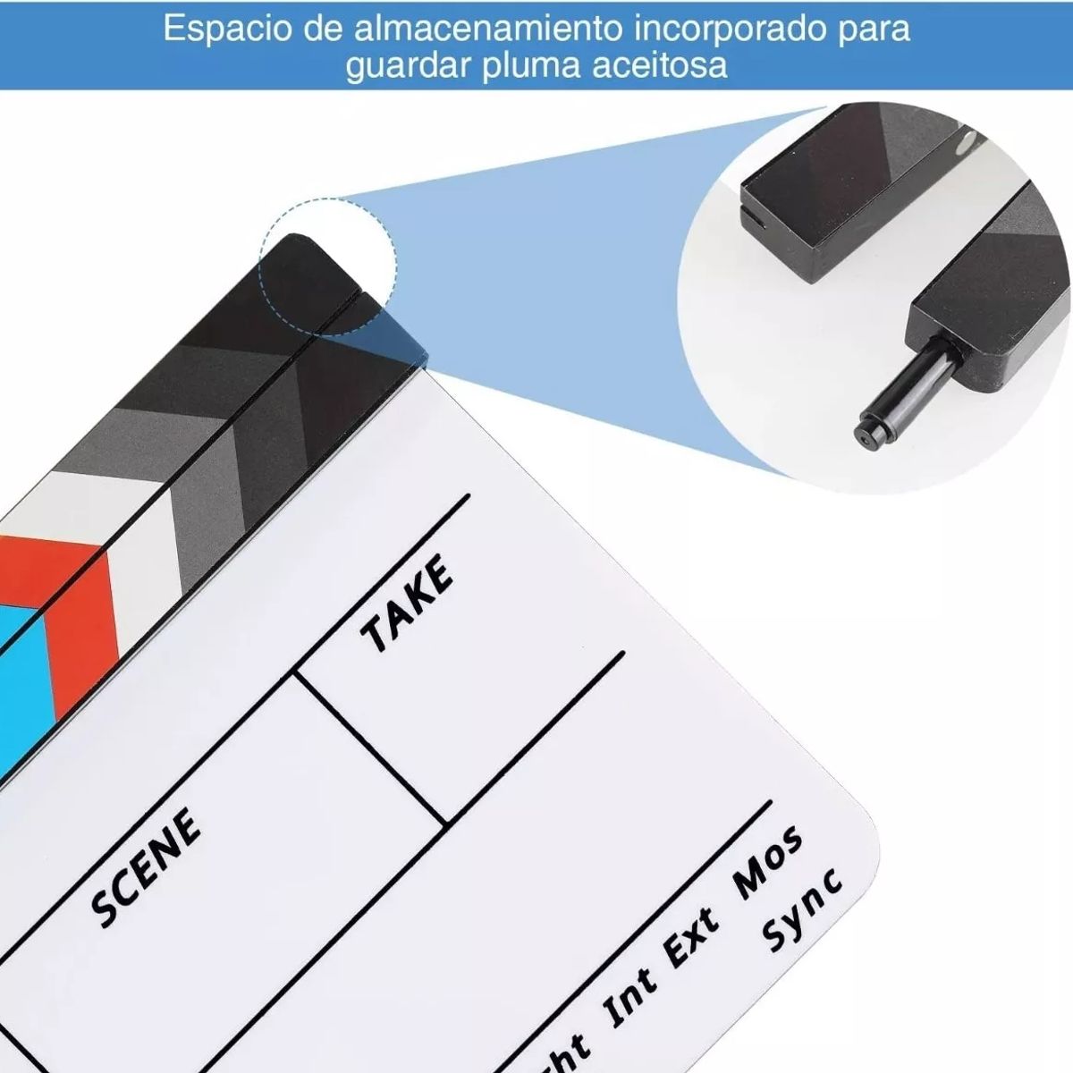 KUANGYE - Claquetas De Cine Panel Cine Peliculas Claqueta Cine 30x245cm