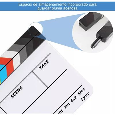 Imagen 2 del producto Claquetas De Cine Panel Cine Peliculas Claqueta Cine 30x245cm