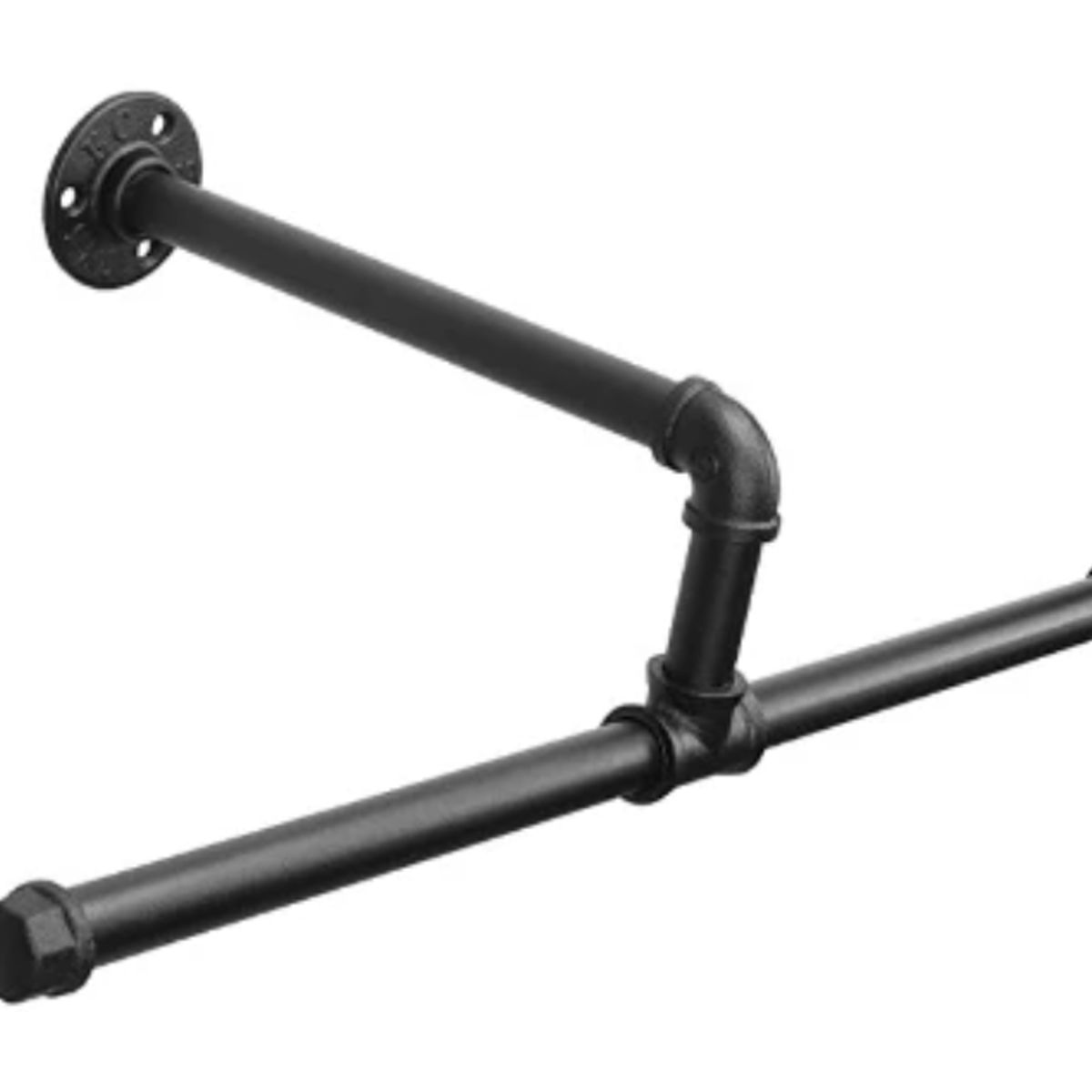 YAYKO - Perchero Tubería Industrial Exhibidor De Ropa Metálico