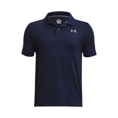UNDER ARMOUR - Polo Golf Performance Azul Niño