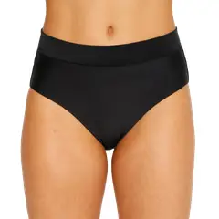 H2O WEAR - Traje de Baño Calzon Alto para Mujer Negro