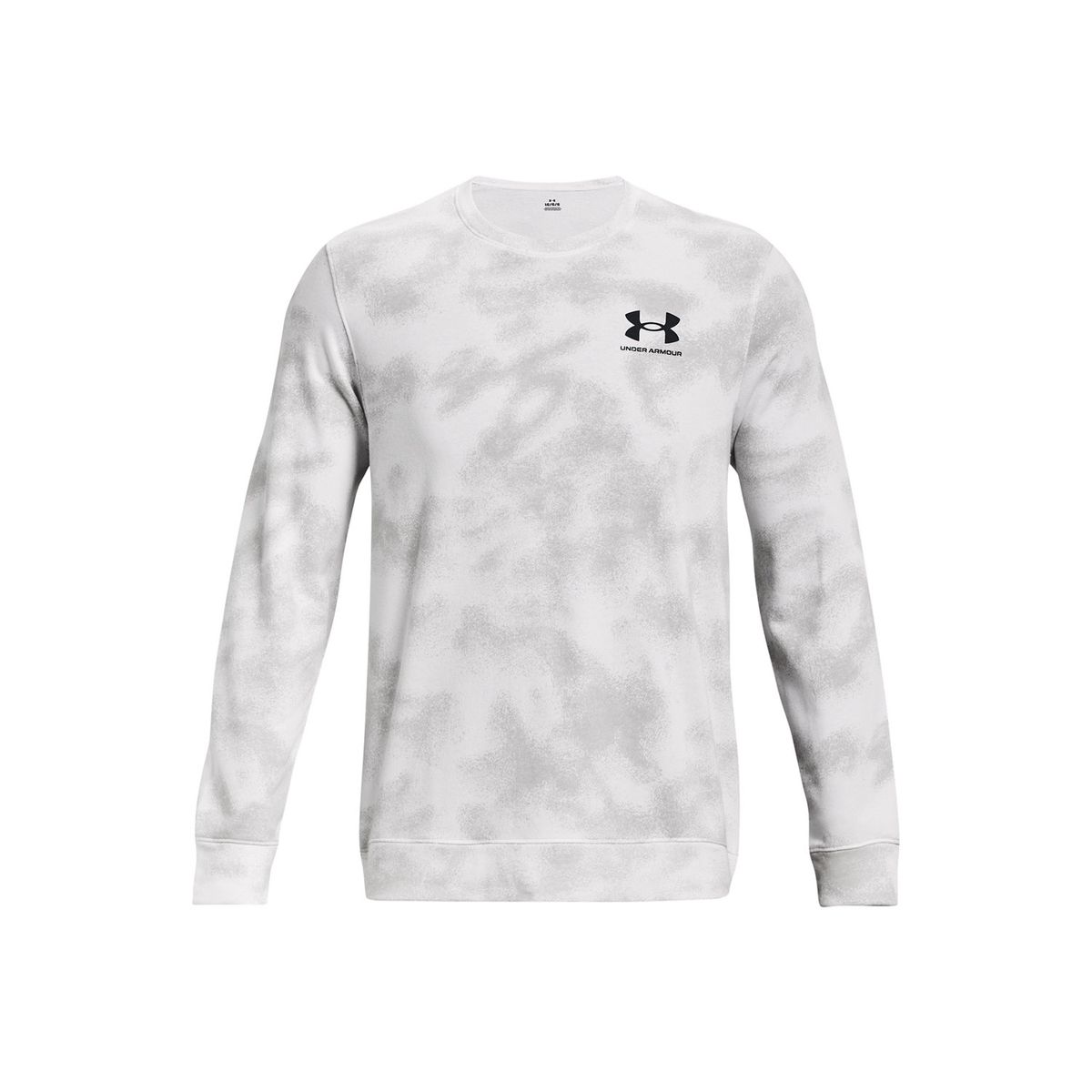 UNDER ARMOUR - Polera Train Riva Terry Novelty Crew Blanco Hombre UNDER ARMOUR