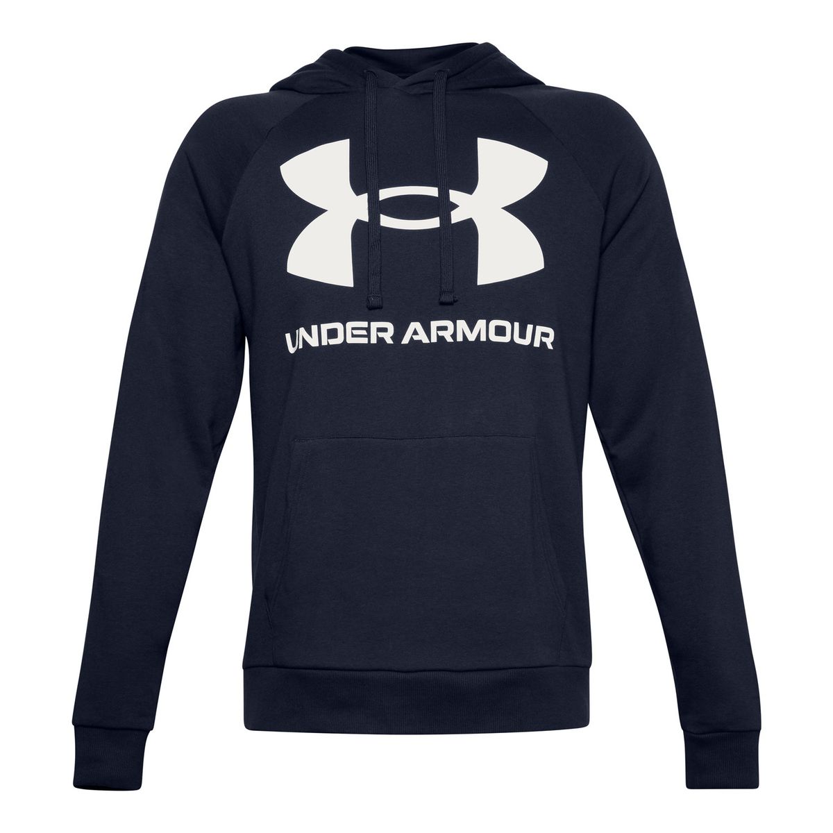 UNDER ARMOUR - Polerón Training Rival Fleece Big Logo Azul Hombre UNDER ARMOUR
