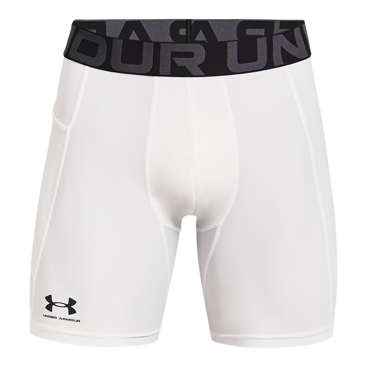 UNDER ARMOUR - Shorts compresión HeatGear hombre Blanco UNDER ARMOUR
