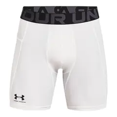 UNDER ARMOUR - Short Training De Compresión Heatgear® Blanco Hombre