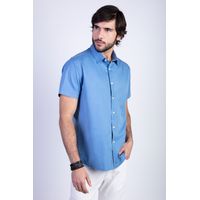 Camisa Overside Miami Fj Celeste