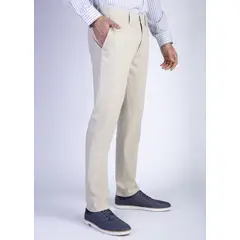 FEROUCH - Pantalón Twill Slim /33 Beige