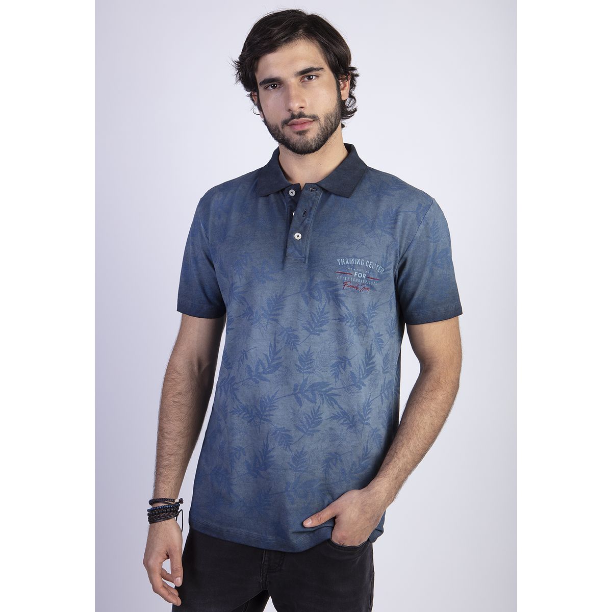 FEROUCH - Polera Michigan Azul Ferouch
