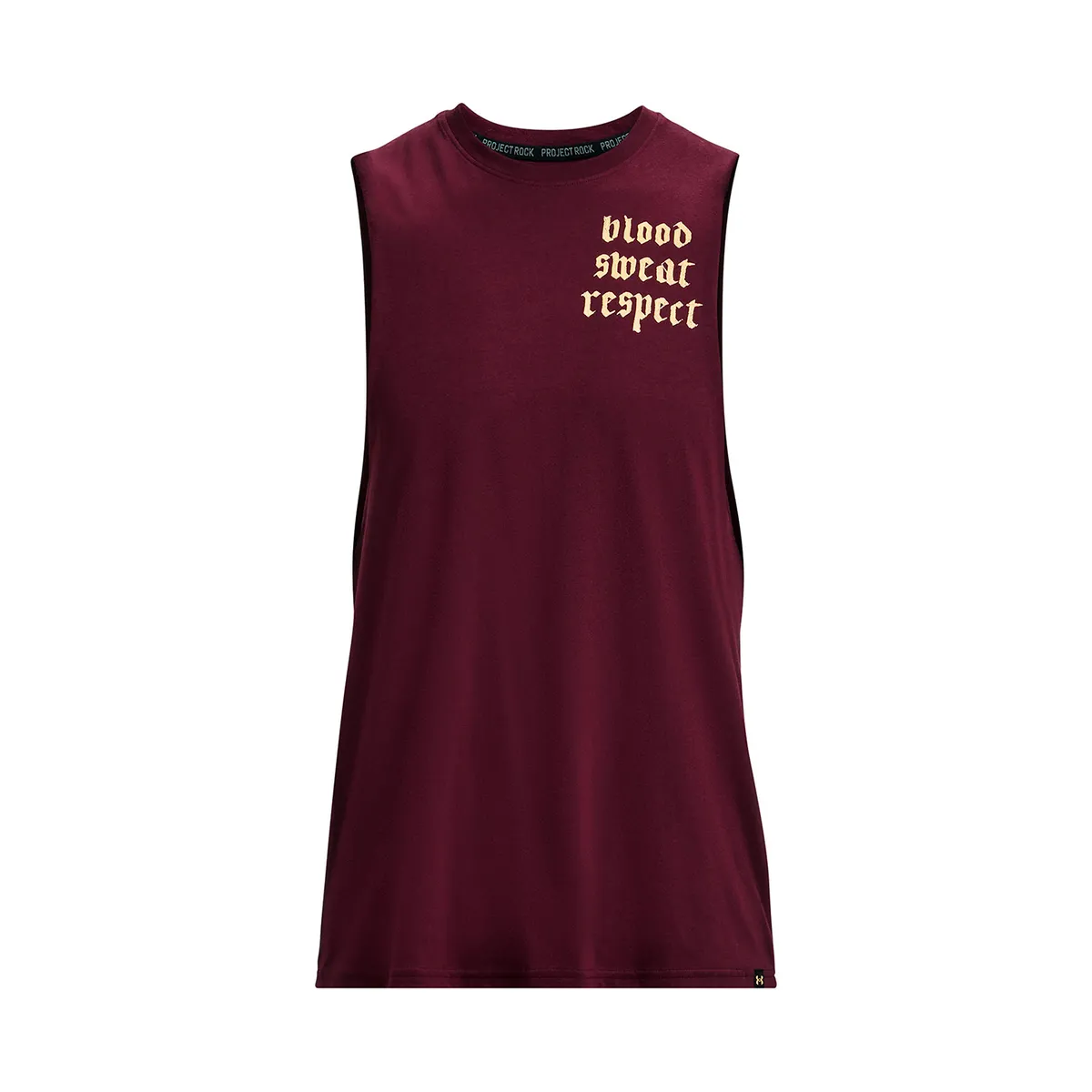 UNDER ARMOUR - Polera sin mangas Prjct Rock hombre Burdeo UNDER ARMOUR