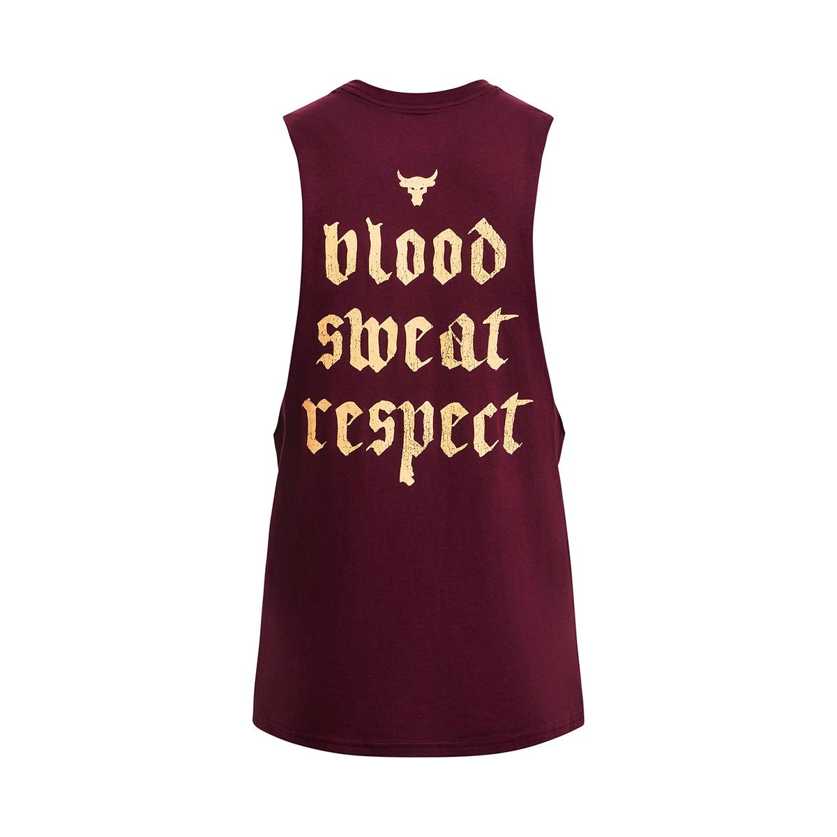 UNDER ARMOUR - Polera sin mangas Prjct Rock hombre Burdeo UNDER ARMOUR