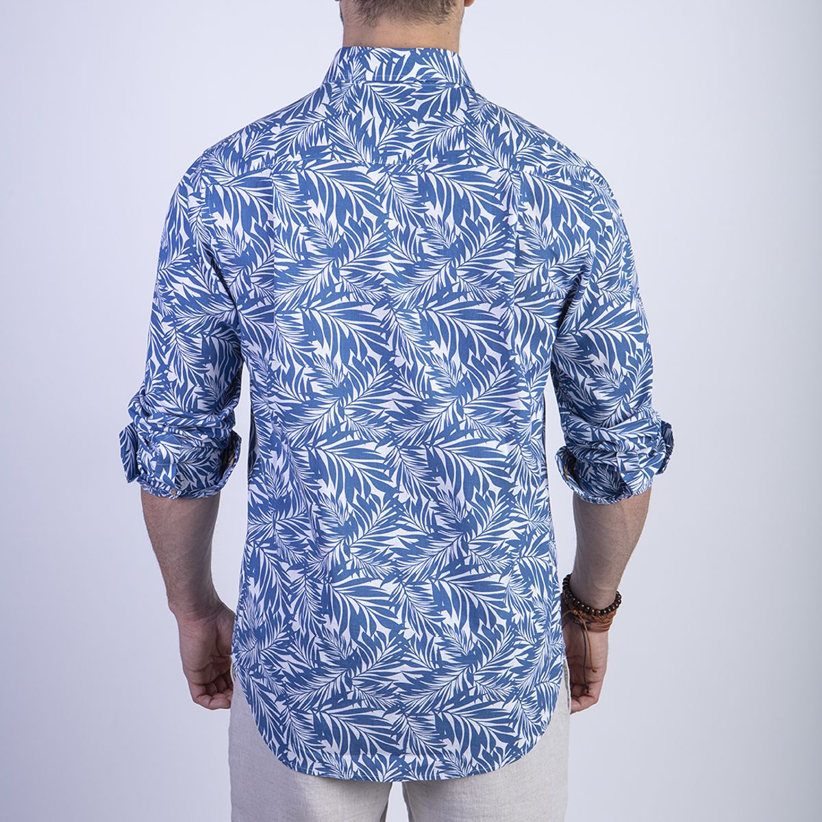 FEROUCH - Camisa Estampada Vermont Fj Azul Ferouch